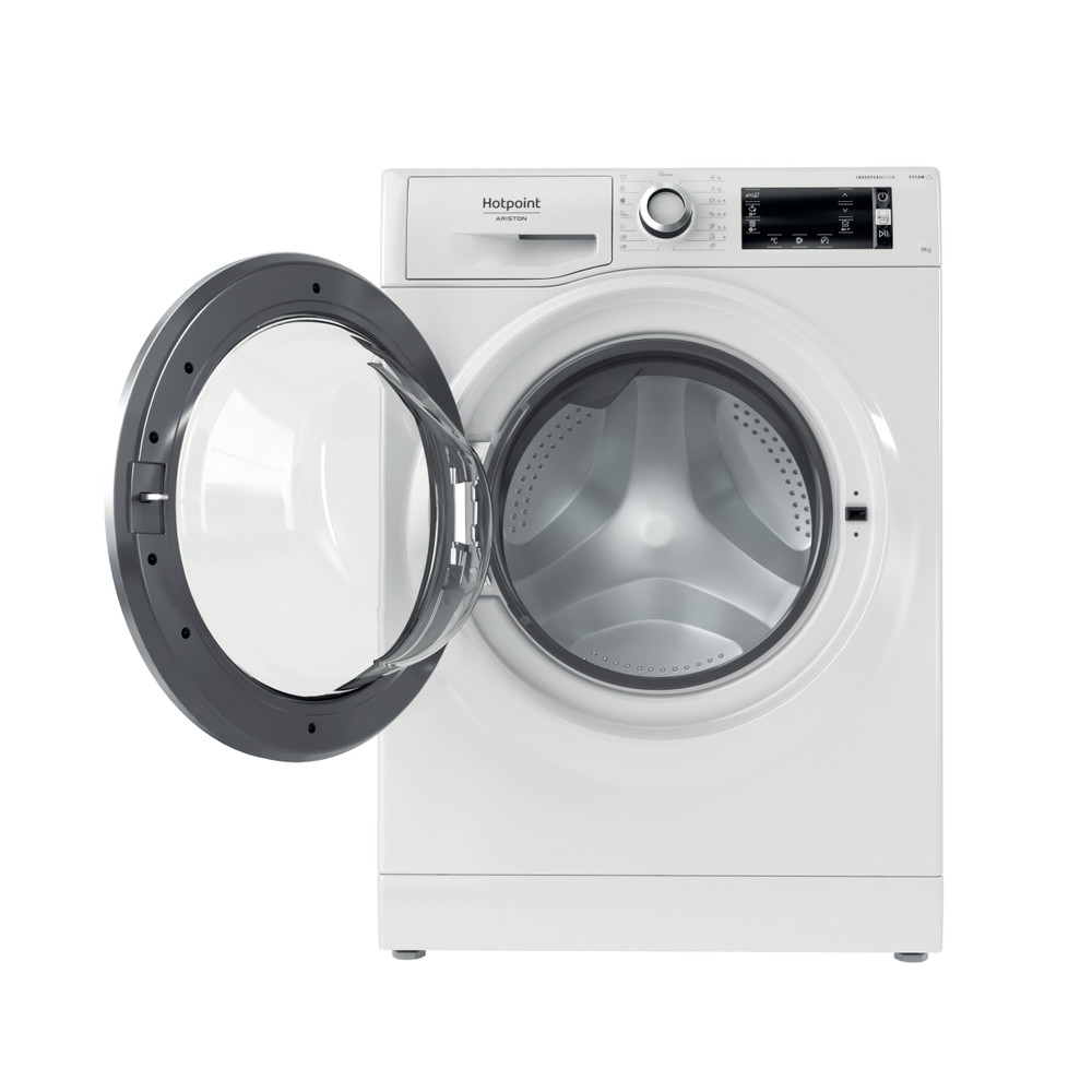 Hotpoint_Ariston Máquina de lavar roupa Livre Instalação NLCD 948 WC A EU Branco Carga Frontal A Frontal open