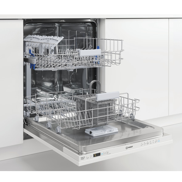 Indesit Perilica posuđa ugradbeni DIC 3B+16 A Full-integrated F Perspective open