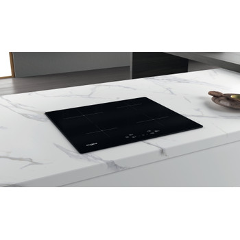 Whirlpool Kookplaat WS Q2160 NE Zwart Induction vitroceramic Lifestyle perspective