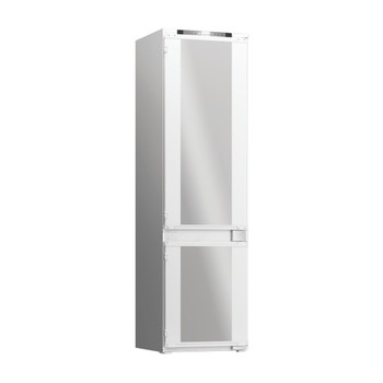 Whirlpool Kombinovaná chladnička s mrazničkou Vstavané WHK2 5322 B4E Zinc Metal 2 doors Perspective