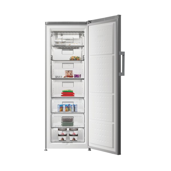 „Indesit“ Šaldiklis Laisvai pastatoma FINS 1261 S4E New Silver – ARC 1035 Lifestyle frontal open