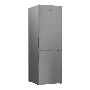 Whirlpool Koel/vriescombinatie Vrijstaand WHKS 1361 XP4E Zilver 2 deuren Perspective
