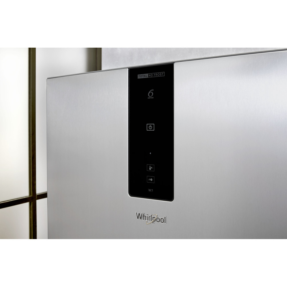 Whirlpool Kombinirani hladnjak Samostojeći W7 811O OX Optički Inox 2 doors Lifestyle control panel