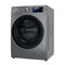 Whirlpool Washing machine Free-standing W8 09ADS SILENCE UK Silver Front loader A Perspective