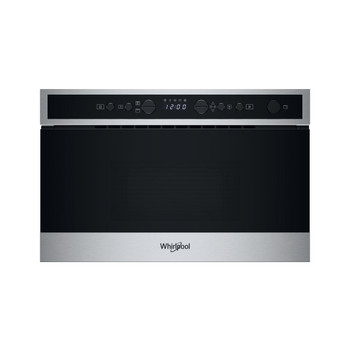 Whirlpool Micro-ondas Encastre WMN4I4BX Aço inoxidável Eletrónico 22 MO + Função Grill 750 Frontal
