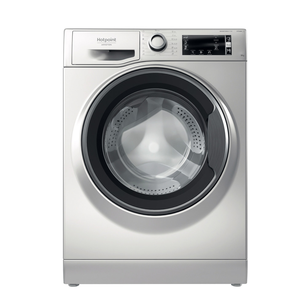 Hotpoint_Ariston Перална машина Свободностоящ NLCD 948 SS A EU N Сребристо Предно зареждане A Frontal