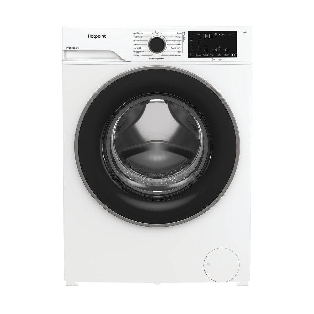 Hotpoint Lave-linge Pose-libre HB 103 CARE FR Blanc Lave-linge frontal A Frontal