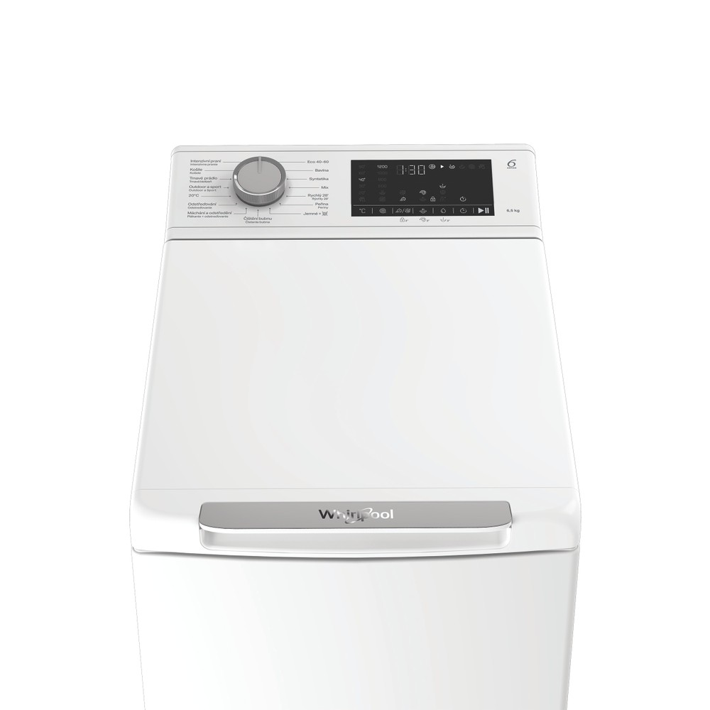 Whirlpool Práčka Voľne stojace TW6522DWFCCS Biela Zhora plnená B Control panel