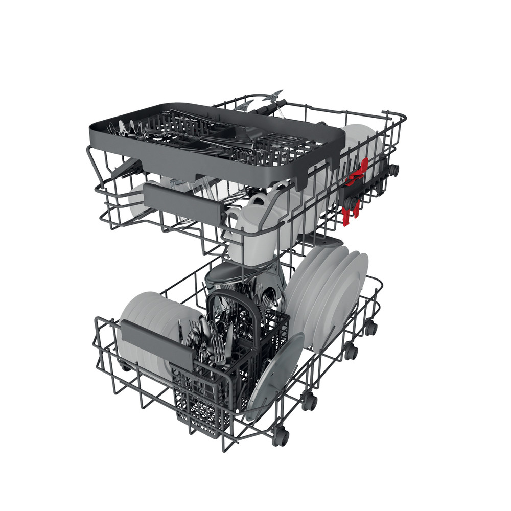 Whirlpool Umývačka riadu Vstavané WSIC 3M27 C Full-integrated E Technical Translucent