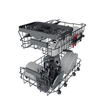 Whirlpool Myčka nádobí Vestavné WSIC 3M27 C Full-integrated E Technical Translucent