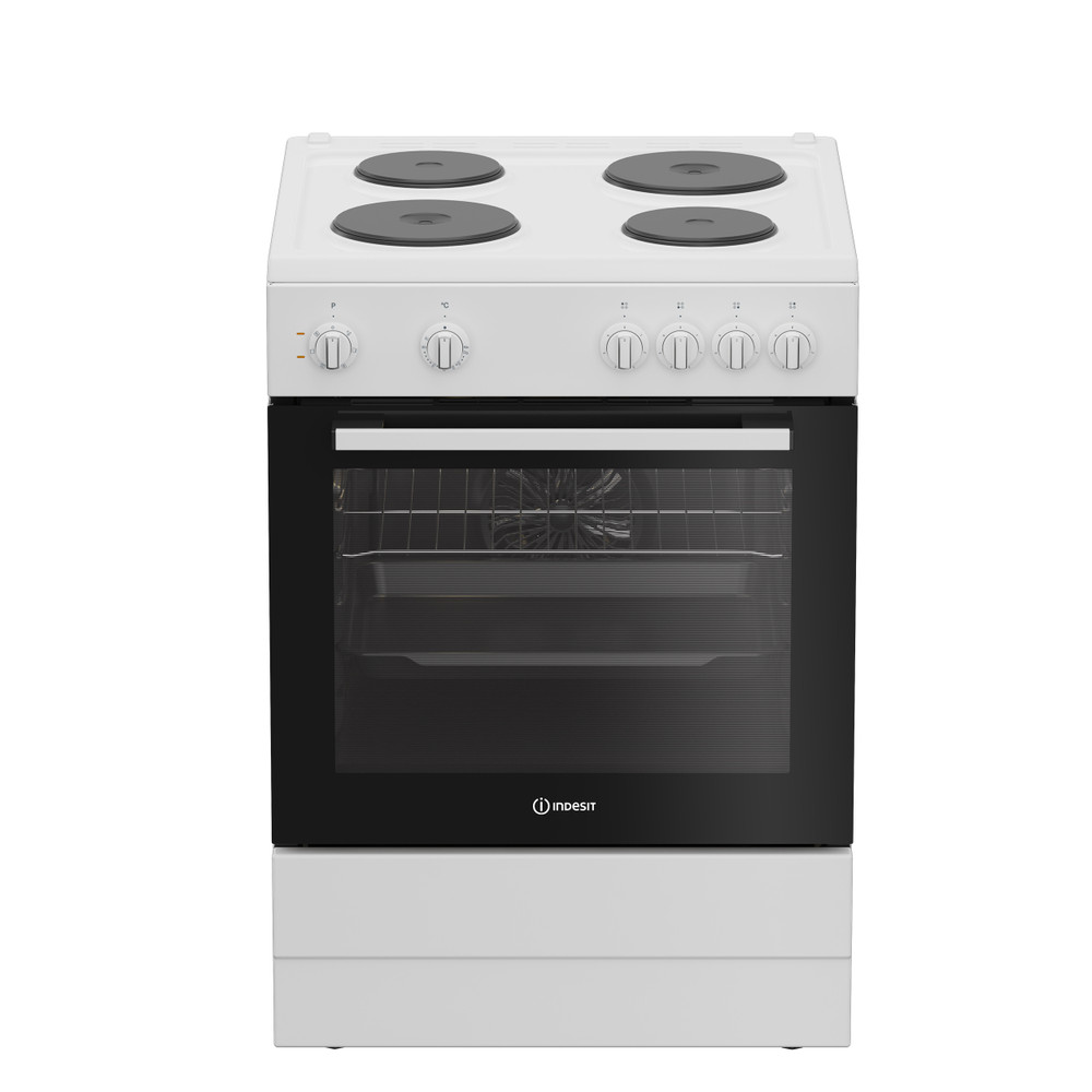 Indesit Κουζίνα I6E5KMW Λευκό Ηλεκτρική Frontal