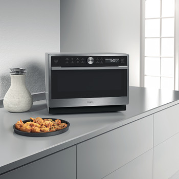 Whirlpool Mikrovlnná rúra Voľne stojace MWSC 9133 SX Nerez Elektronické 33 Mikrovlny kombi 1000 Lifestyle perspective