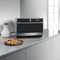 Whirlpool Mikroaaltouuni Vapaasti sijoitettava MWSC 9133 SX Inox Elektroninen 33 Mikroaaltotoiminto ja grilli 1000 Perspective