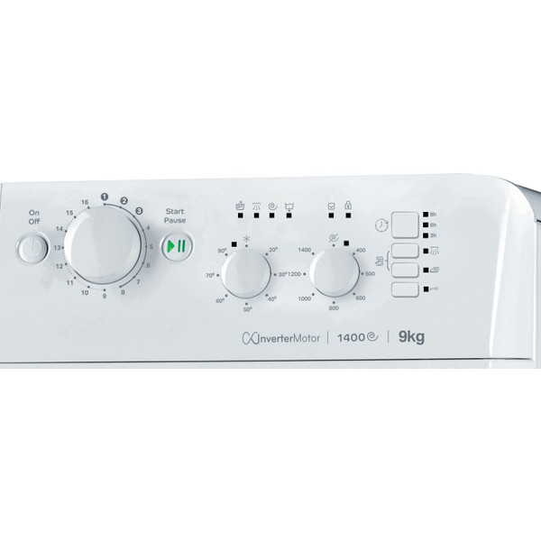Indesit Washing machine Free-standing MTWC 91495 W UK N White Front loader B Control panel