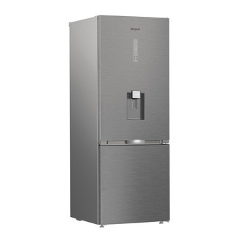 Whirlpool Combinado Livre Instalação WHK2 6493W X5E Pearl Inox 2 doors Perspective