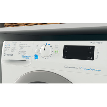 Indesit Máquina de lavar roupa Livre Instalação BWE 91496X WSV SPT Branco Carga Frontal A Lifestyle control panel
