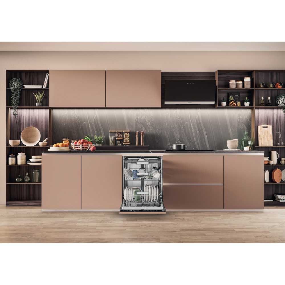 Hotpoint_Ariston Máquina de lavar loiça Encastre HA7IA15B2M6LS0 Encastre total A Lifestyle frontal open