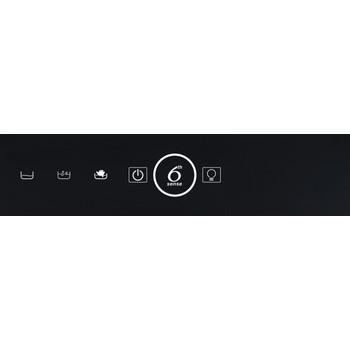 Whirlpool Afzuigkap Ingebouwd AKR 759/1 IX Rvs Wandmodel Elektronisch Control panel