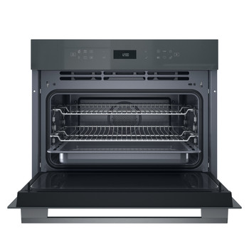 Whirlpool Magnetron Ingebouwd WCW7O7HTSSG Stardust grey glossy Elektronisch 53 MW-Combi 950 Frontal open