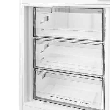 Whirlpool Kombinovaná chladnička s mrazničkou Vstavané WHK2 5323 B5E1 Zinc Metal 2 doors Drawer