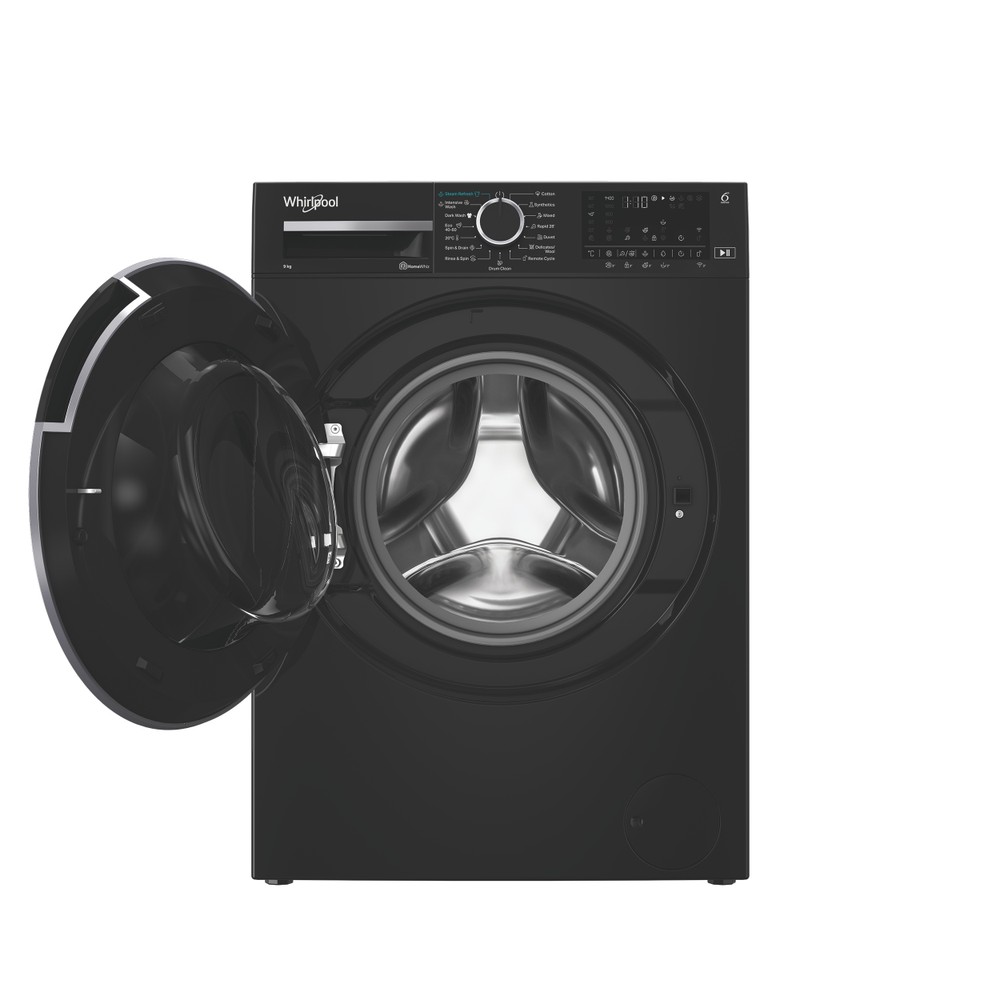 Whirlpool Maşină de spălat rufe Independent WAM 99BBC EE Negru Încărcare frontală A Frontal open