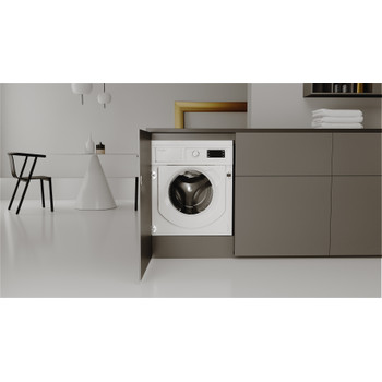 Whirlpool Washing machine Built-in BI WMWG 81485 UK White Front loader B Lifestyle frontal