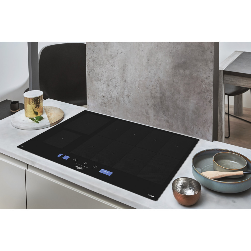Whirlpool Placa SMP 9010 C/NE/IXL Preto Induction vitroceramic Lifestyle perspective