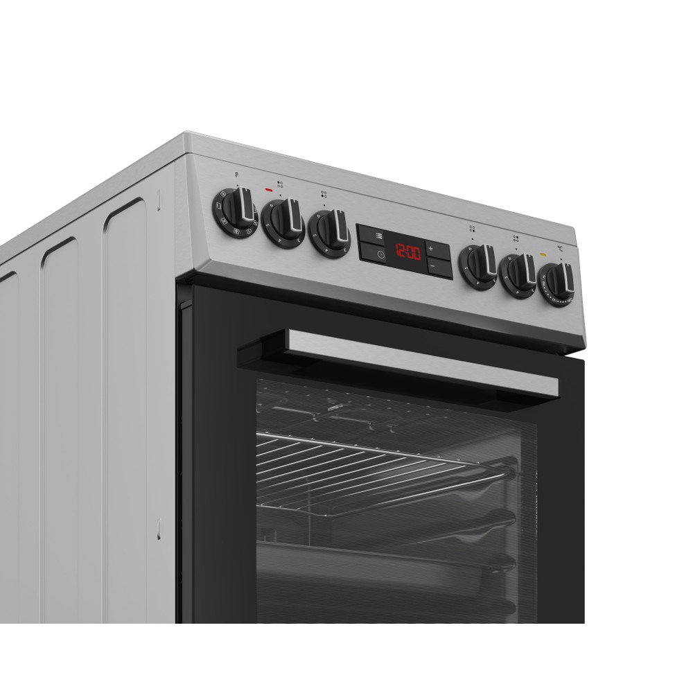 Indesit Plīts IS5V8CSX/P Inox Elektriskā Perspective