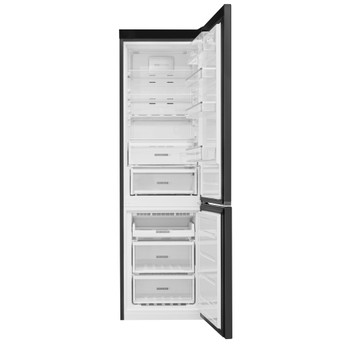Whirlpool Hűtő/fagyasztó kombináció Szabadonálló W9 931D KS Fekete/Inox 2 doors Frontal open