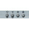Whirlpool HOOD Built-in WHFG 64 F LM X Inox Wall-mounted Mechanical Frontal
