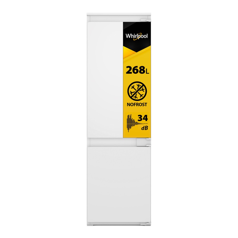 Whirlpool Koel/vriescombinatie Ingebouwd WHC18D051A1 Wit 2 deuren Perspective open