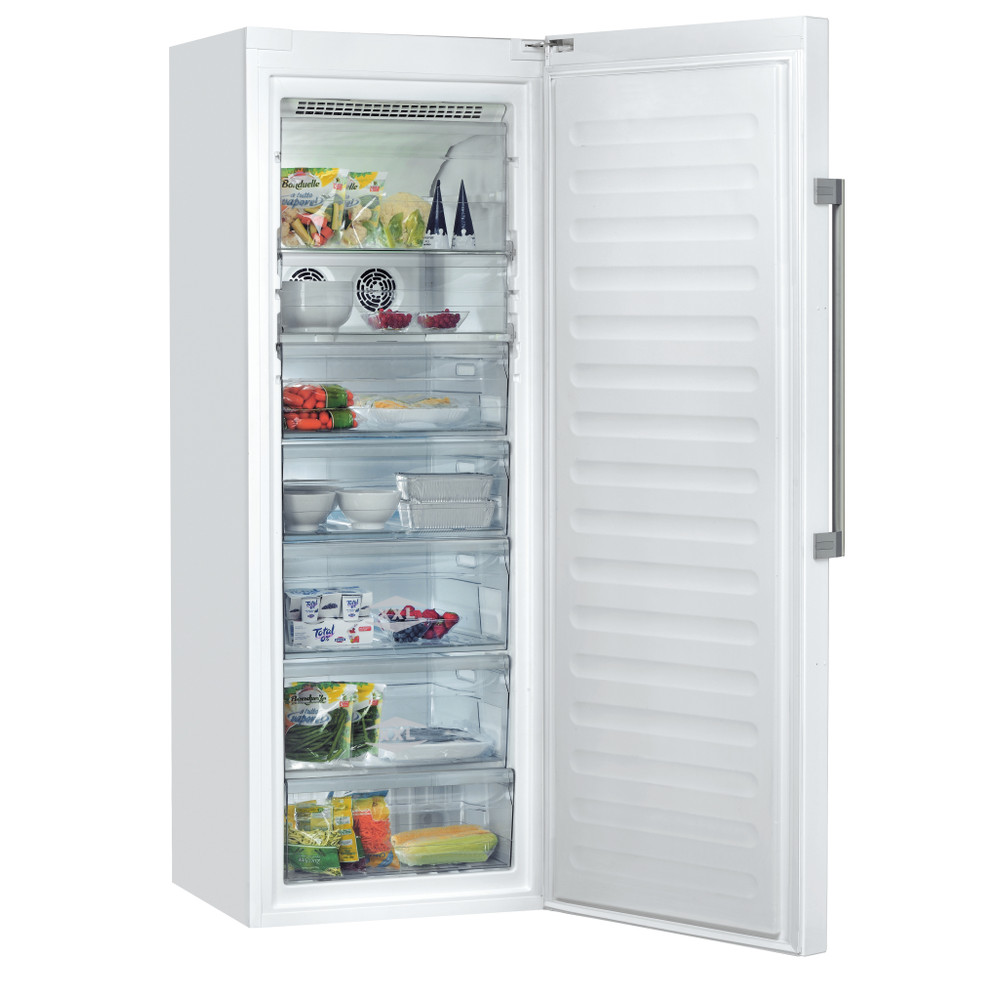 Bauknecht Congélateur Appareil à pose libre GKNE 19370S 3 Global white Perspective open