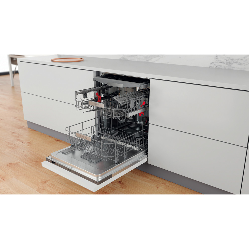 Whirlpool Vaatwasser Ingebouwd W0ID561S Volledig geïntegreerd A Perspective open