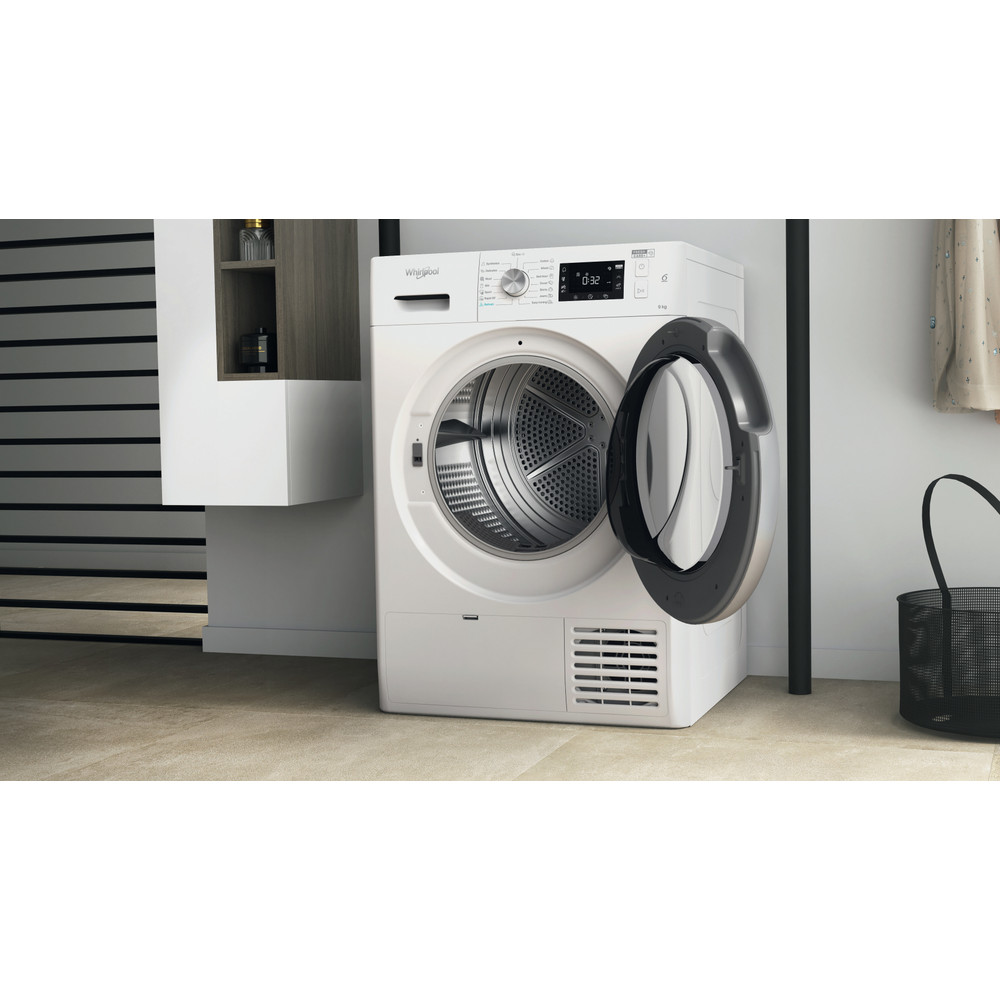 Whirlpool Szárító FFT M22 9X2WS EE Fehér Lifestyle perspective open