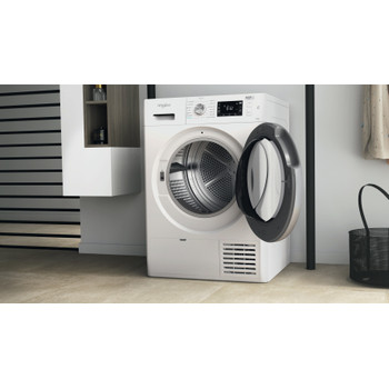 Whirlpool Sušička FFT M22 9X2WS EE Bílá Lifestyle perspective open
