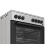 Indesit Fogão I6G3PMS Prata Gás Control panel
