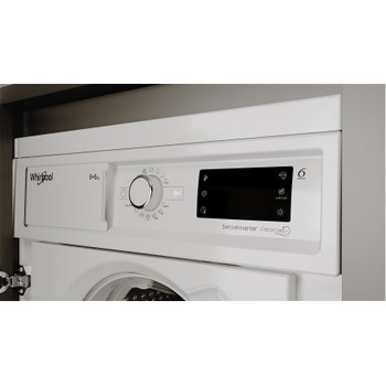 Whirlpool Mosó-szárító Beépíthető BI WDWG 961485 EU Fehér Elöltöltős Lifestyle control panel