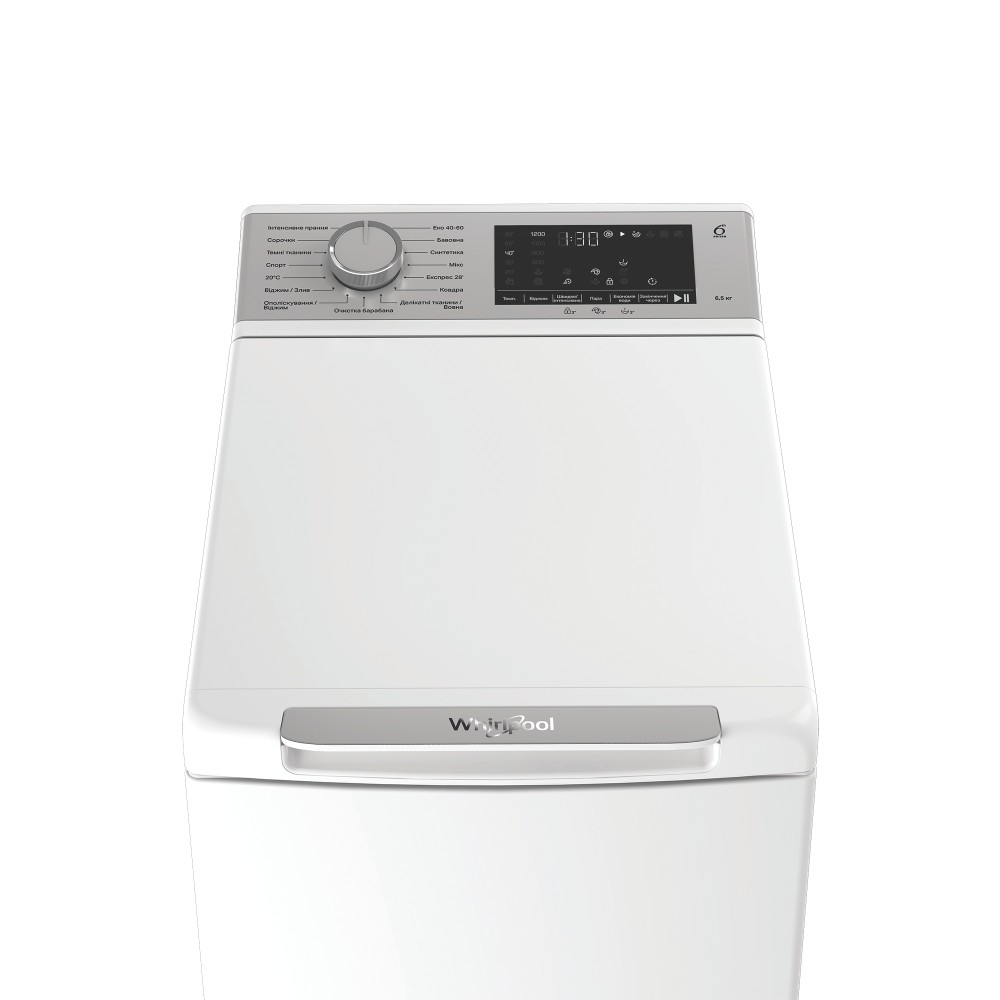 Whirlpool Пральна машина Соло TW6521DSFCUA Білий Top loader відсутній Control panel