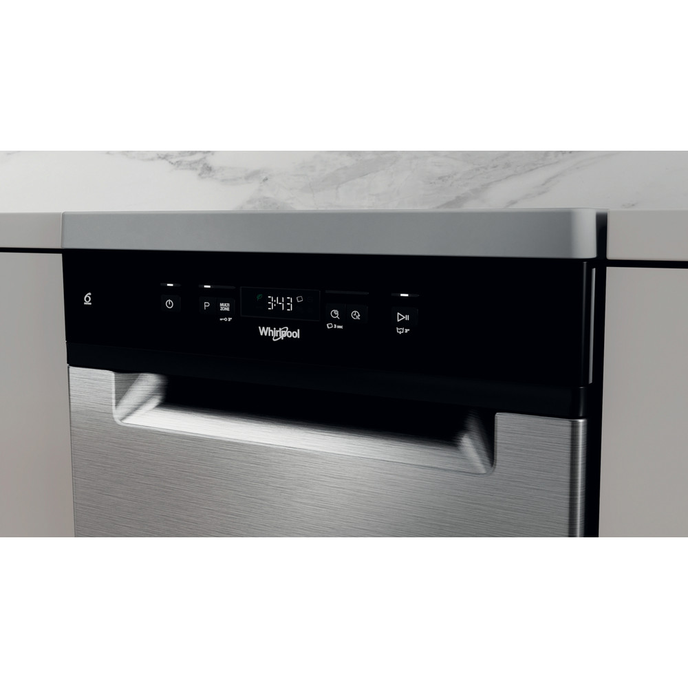 Whirlpool Lavavajillas Libre instalación WSFC 3M27 X Libre instalación E Lifestyle control panel
