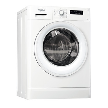 Whirlpool Maşină de spălat rufe Independent FWSF61253W EU Alb Încărcare frontală A+++ Perspective