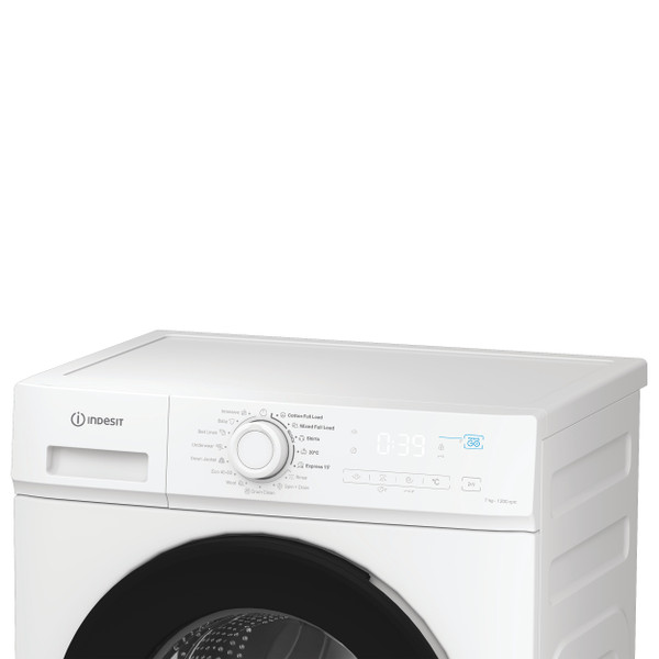 Indesit Wasmachine Vrijstaand IMA 762B MY TIME EE Wit Voorlader A Lifestyle control panel