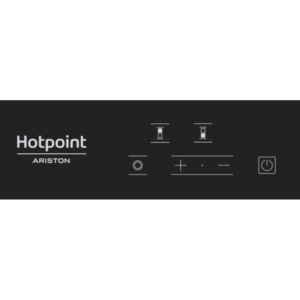 Hotpoint_Ariston Placa HRD 5030 B Preto Radiant vitroceramic Control panel