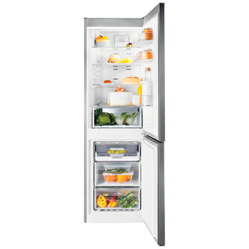 Whirlpool Kombinovaná chladnička s mrazničkou Voľne stojace WFNF 82E OX Nerez 2 doors Frontal open