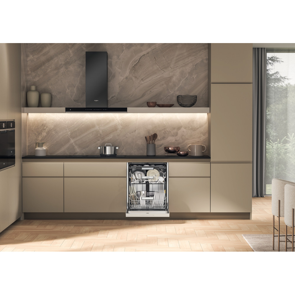 Whirlpool Oppvaskmaskin Frittstående W7U HP43 Under benk C Lifestyle frontal open