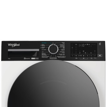 Whirlpool Wasmachine Vrijstaand WPM 011W ADS BE Wit Voorlader A Control panel