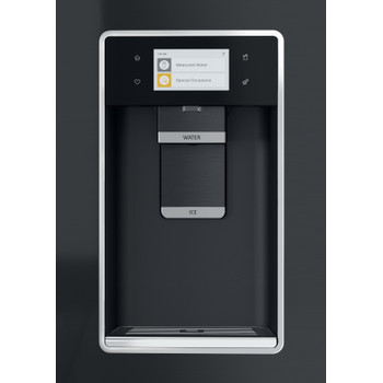 Whirlpool Side-by-Side Szabadonálló WQ9I FO1BX Black Steel Lifestyle detail