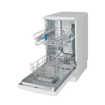 Indsit Maşină de spălat vase Independent DSFE 1B10 Independent F Perspective open