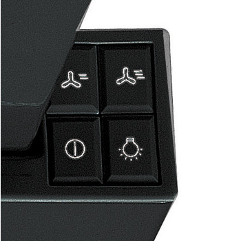 Whirlpool Odsávač pár/Digestor Vstavané AKR 749/1 NB Čierna Vstavané Mechanické Control panel