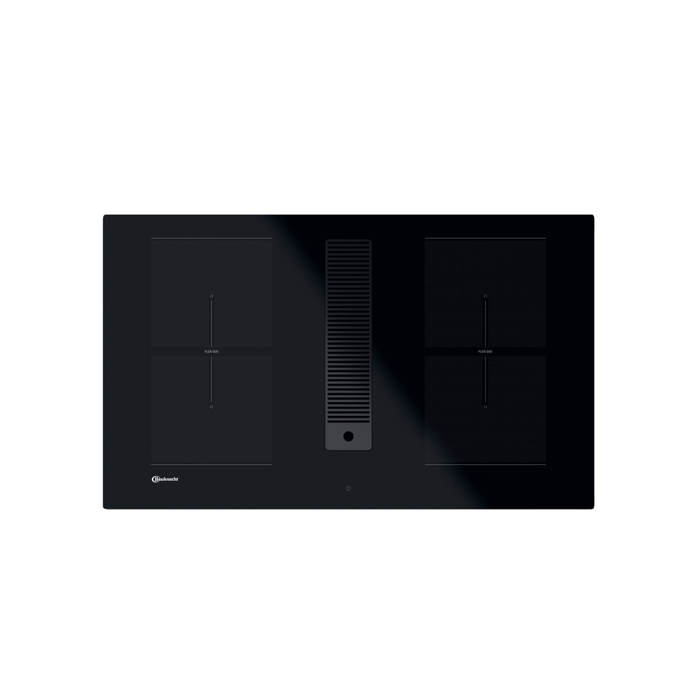 Bauknecht Venting cooktop BVH832B Noir Frontal top down