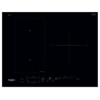 Whirlpool Table de cuisson WL B3965 BF/IXL Noir Induction vitroceramic Frontal